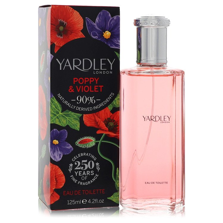 Yardley Poppy & Violet by Yardley London Eau De Toilette Spray 4.2 oz