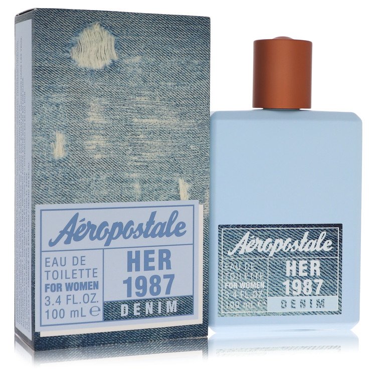 Aeropostale Her 1987 Denim by Aeropostale Eau De Toilette Spray 3.4 oz