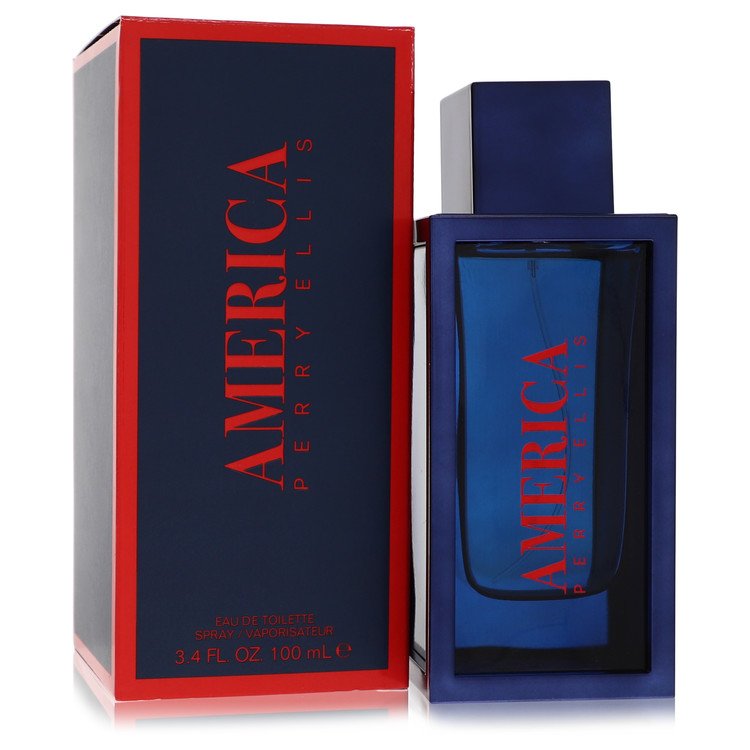 America by Perry Ellis Eau De Toilette Spray (New 2019) 3.4 oz