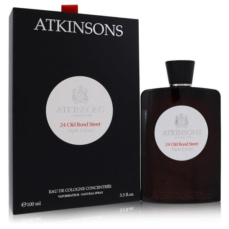 24 Old Bond Street Triple Extract by Atkinsons Eau De Cologne Concentree Spray 3.3 oz