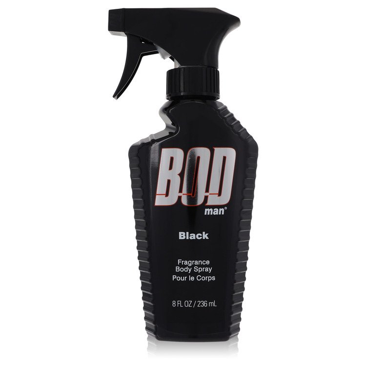 Bod Man Black by Parfums De Coeur Body Spray 8 oz