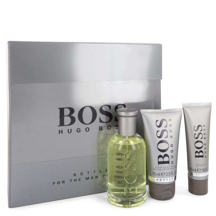 Boss No. 6 by Hugo Boss Gift Set -- 3.4 oz Eau De Toilette Spray + 2.5 oz After Shave Balm + 1.6 oz Shower Gel