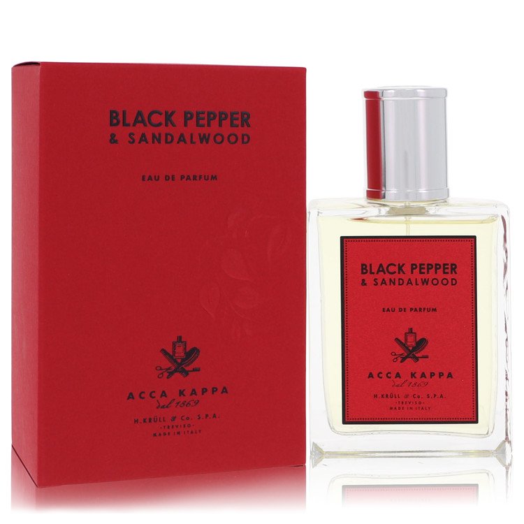 Black Pepper & Sandalwood by Acca Kappa Eau De Parfum Spray 3.3 oz