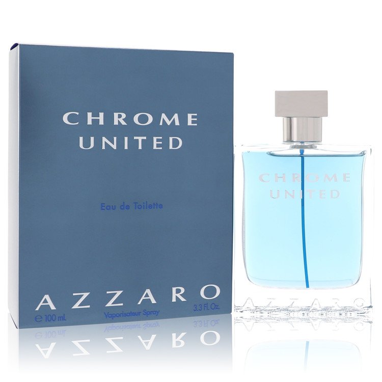 Chrome United by Azzaro Eau De Toilette Spray 3.4 oz