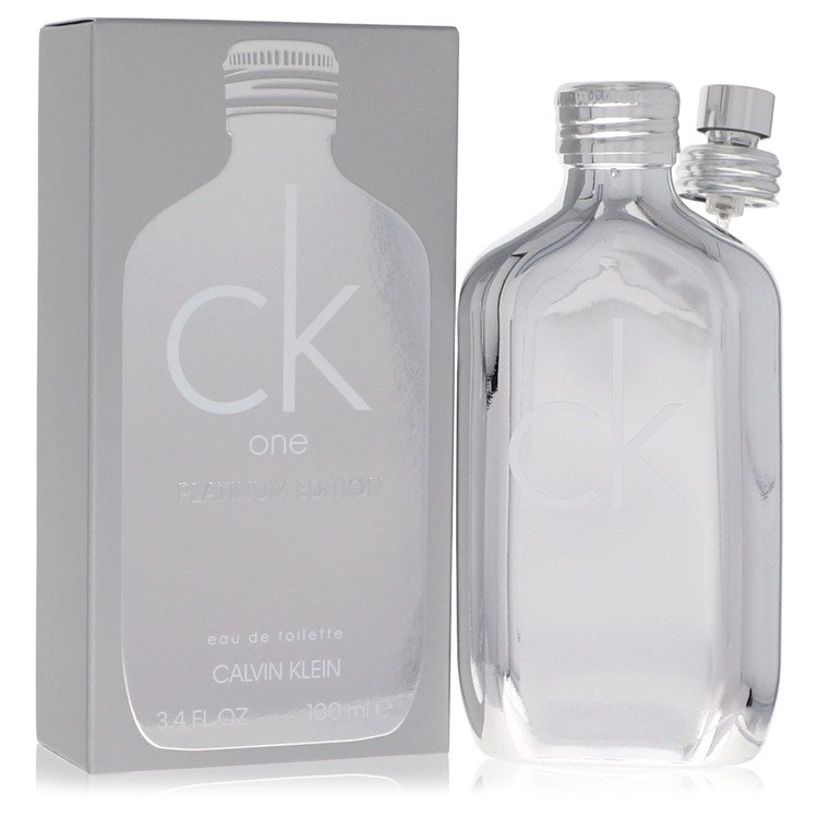 CK One Platinum by Calvin Klein Eau De Toilette Spray (Unisex) 3.4 oz