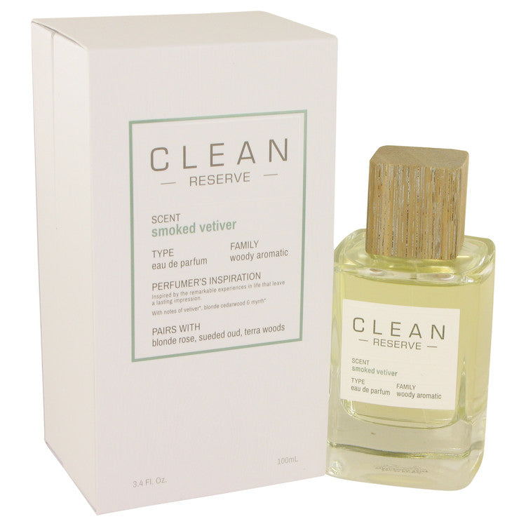 Clean Smoked Vetiver by Clean Eau De Parfum Spray 3.4 oz