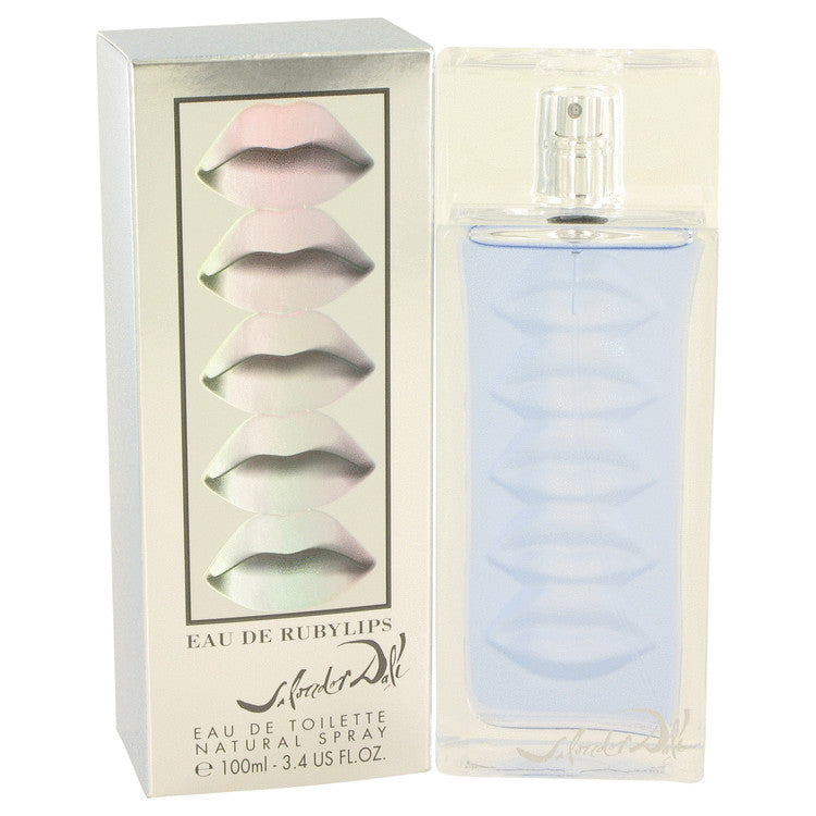 Eau de Ruby Lips by Salvador Dali Eau De Toilette Spray 3.4 oz