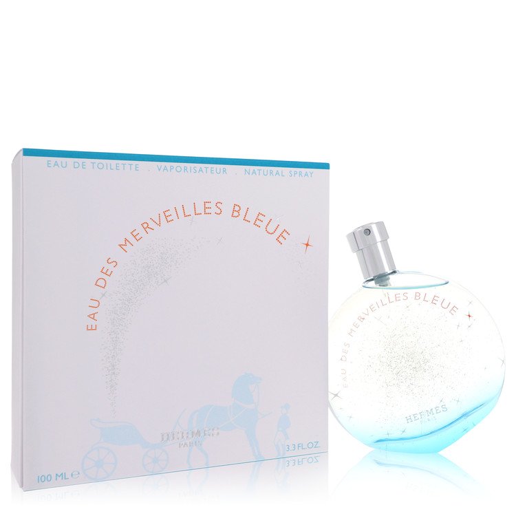 Eau des Merveilles Bleue by Hermes Eau De Toilette Spray 3.4 oz