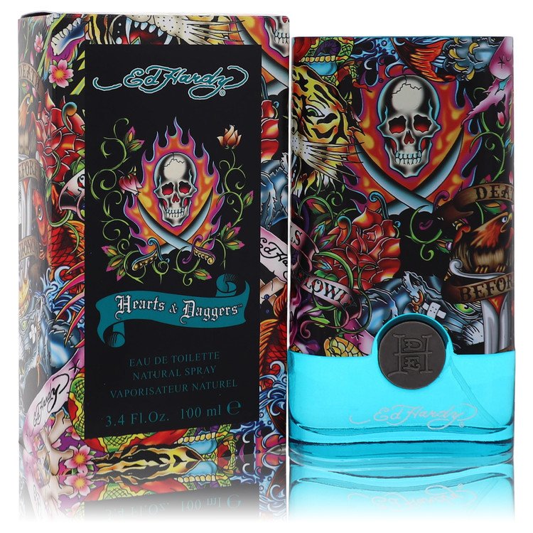 Ed Hardy Hearts & Daggers by Christian Audigier Eau De Toilette Spray 3.4 oz