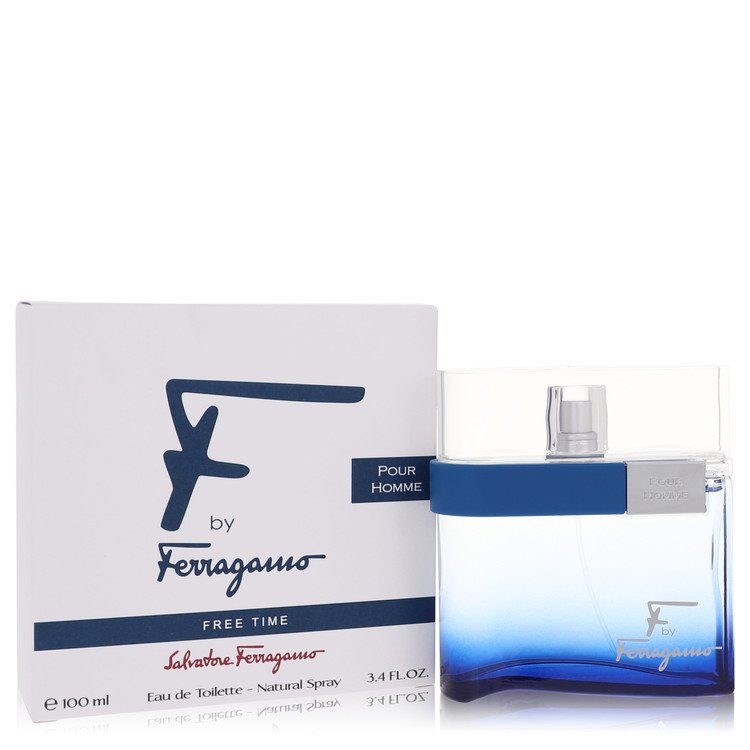 F Free Time by Salvatore Ferragamo Eau De Toilette Spray 3.4 oz