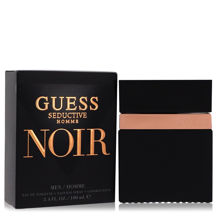 Guess Seductive Homme Noir by Guess Eau De Toilette Spray 3.4 oz