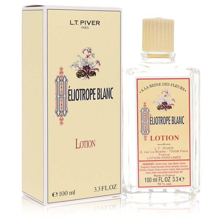 Heliotrope Blanc by LT Piver Lotion (Eau De Toilette) 3.3 oz