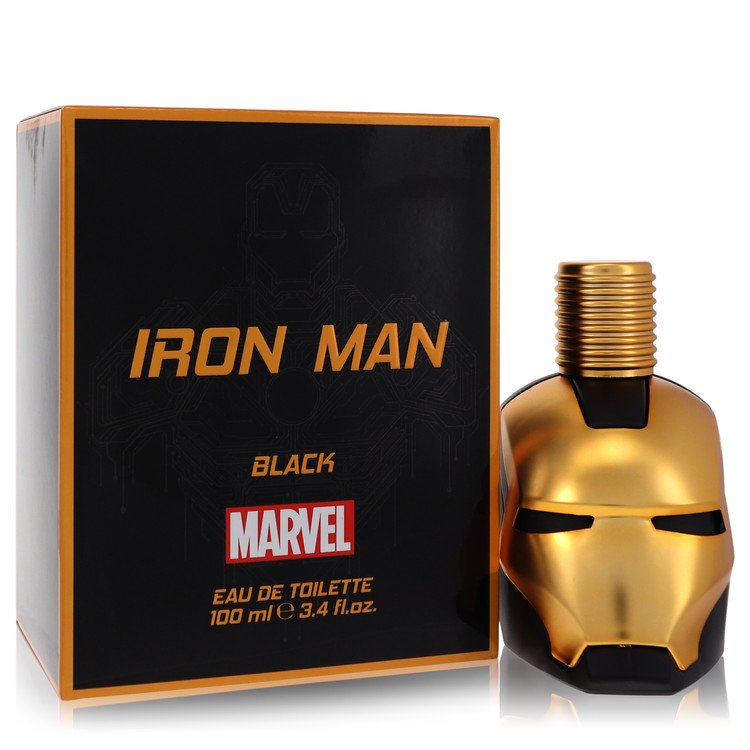 Iron Man Black by Marvel Eau De Toilette Spray 3.4 oz