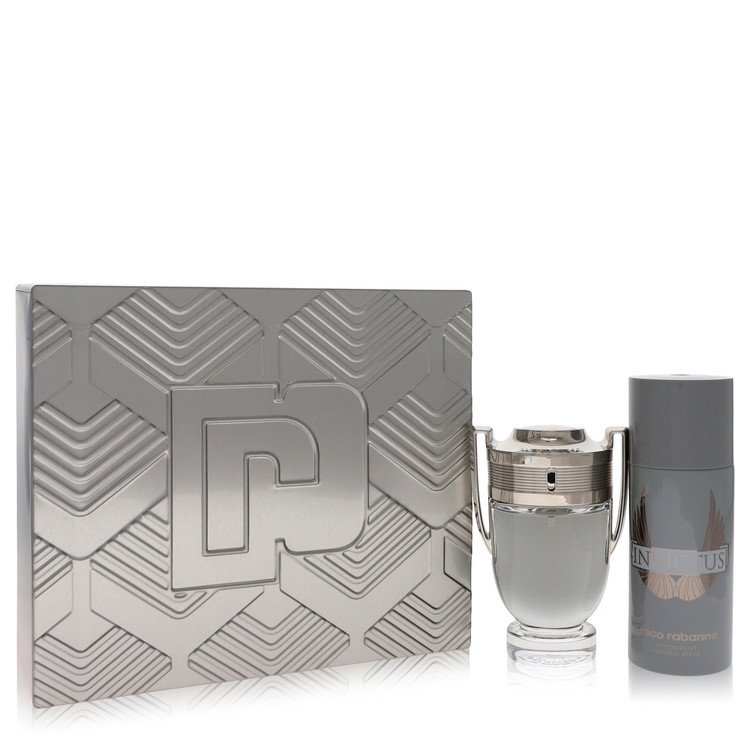 Invictus by Paco Rabanne Gift Set -- 3.4 oz Eau De Toilette Spray + 5.1 oz Deodorant Spray