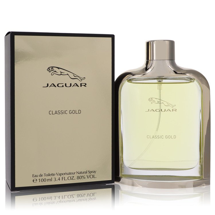 Jaguar Classic Gold by Jaguar Eau De Toilette Spray 3.4 oz