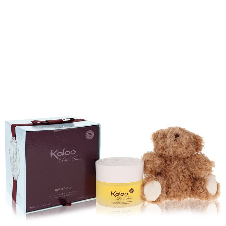 Kaloo Les Amis by Kaloo Eau De Senteur Spray / Room Fragrance Spray (Alcohol Free) + Free Fluffy Bear 3.4 oz