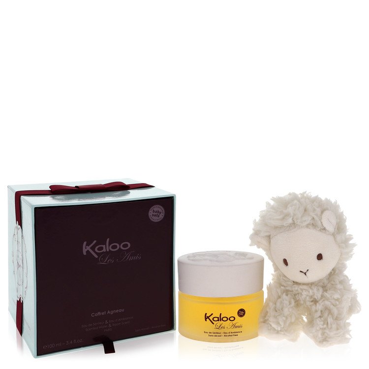 Kaloo Les Amis by Kaloo Eau De Senteur Spray / Room Fragrance Spray (Alcohol Free) + Free Fluffy Lamb 3.4 oz