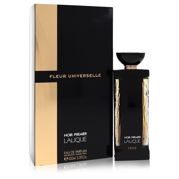 Lalique Fleur Universelle Noir Premier by Lalique Eau De Parfum Spray (Unisex) 3.3 oz