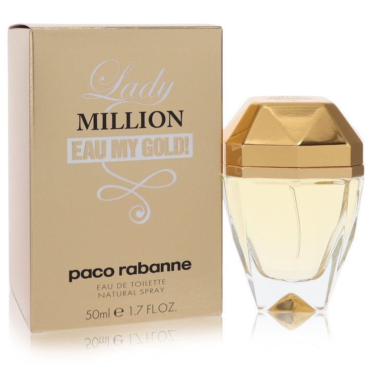 Lady Million Eau My Gold by Paco Rabanne Eau De Toilette Spray 1.7 oz