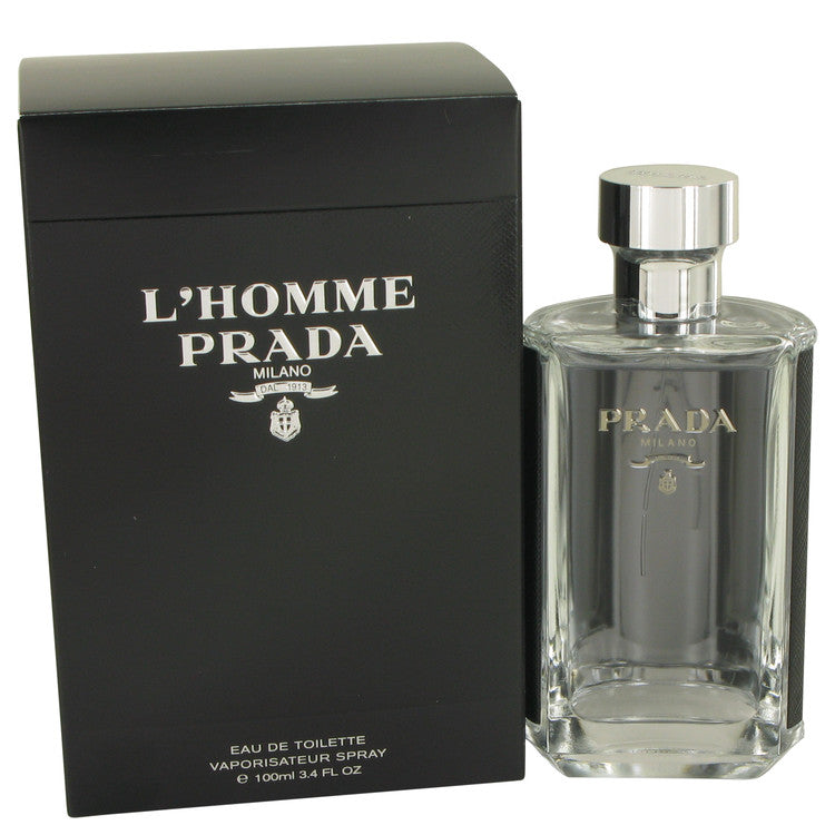 Prada L'homme by Prada Eau De Toilette Spray 3.4 oz