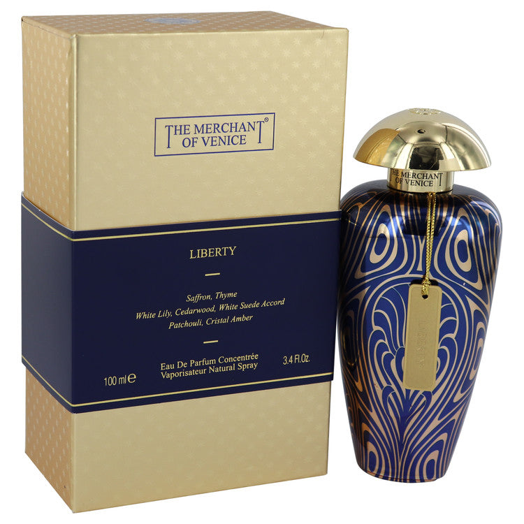 Liberty by The Merchant of Venice Eau De Parfum Concentree Spray (Unisex) 3.4 oz