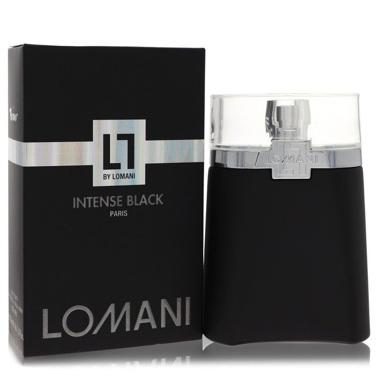 Lomani Intense Black by Lomani Eau De Toilette Spray 3.3 oz