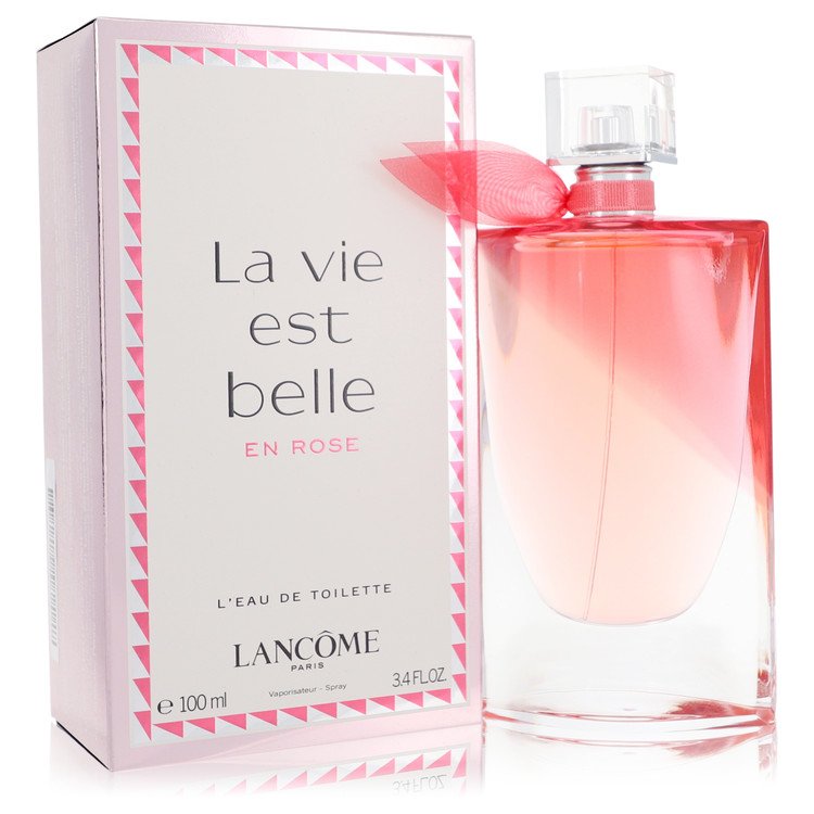 La Vie Est Belle En Rose by Lancome L'eau De Toilette Spray 3.4 oz