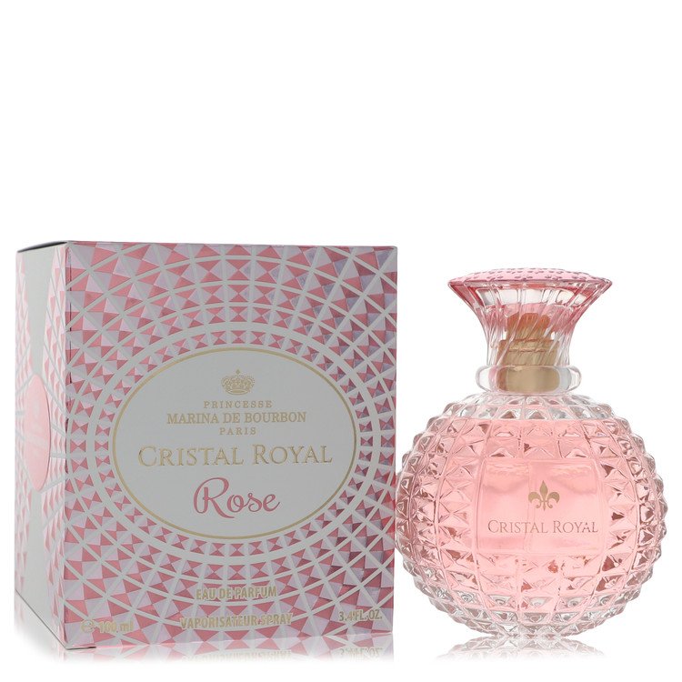 Marina De Bourbon Cristal Royal Rose by Marina De Bourbon Eau De Parfum Spray 3.4 oz