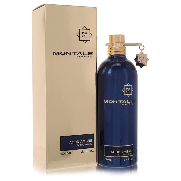 Montale Aoud Ambre by Montale Eau De Parfum Spray (Unisex) 3.4 oz