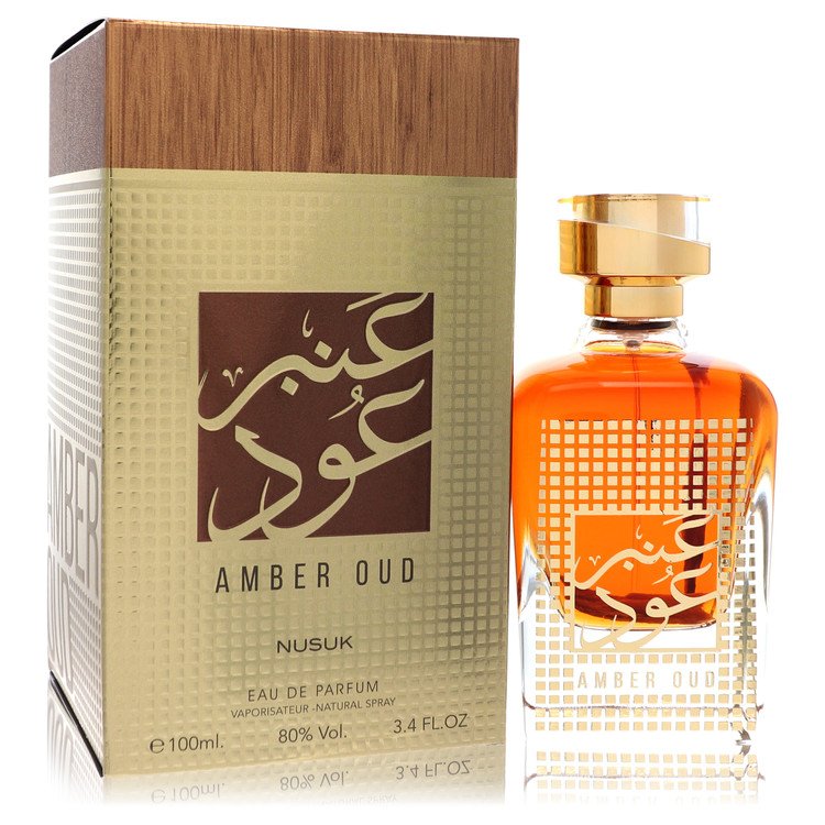 Nusuk Amber oud by Nusuk Eau De Parfum Spray 3.4 oz