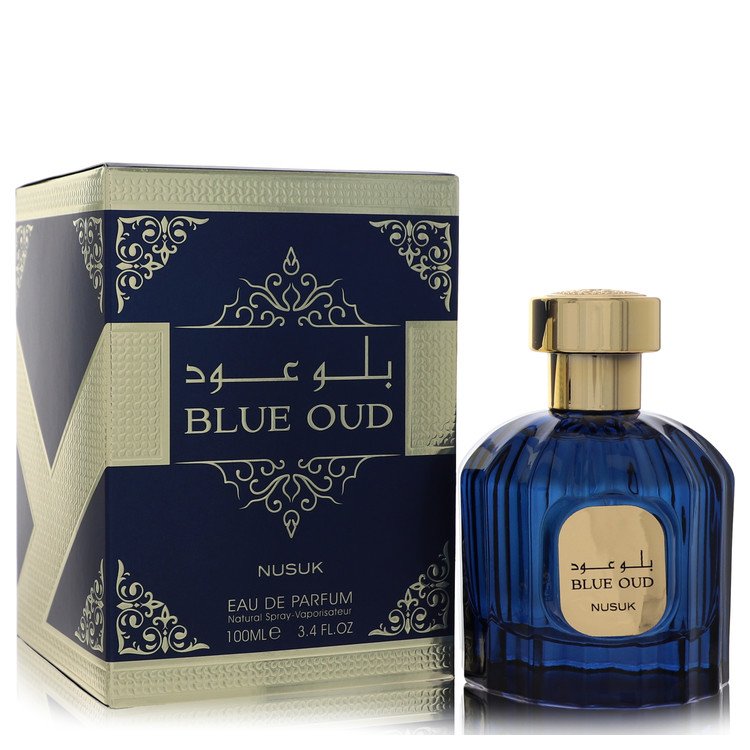 Nusuk Blue Oud by Nusuk Eau De Parfum Spray (Unisex) 3.4 oz