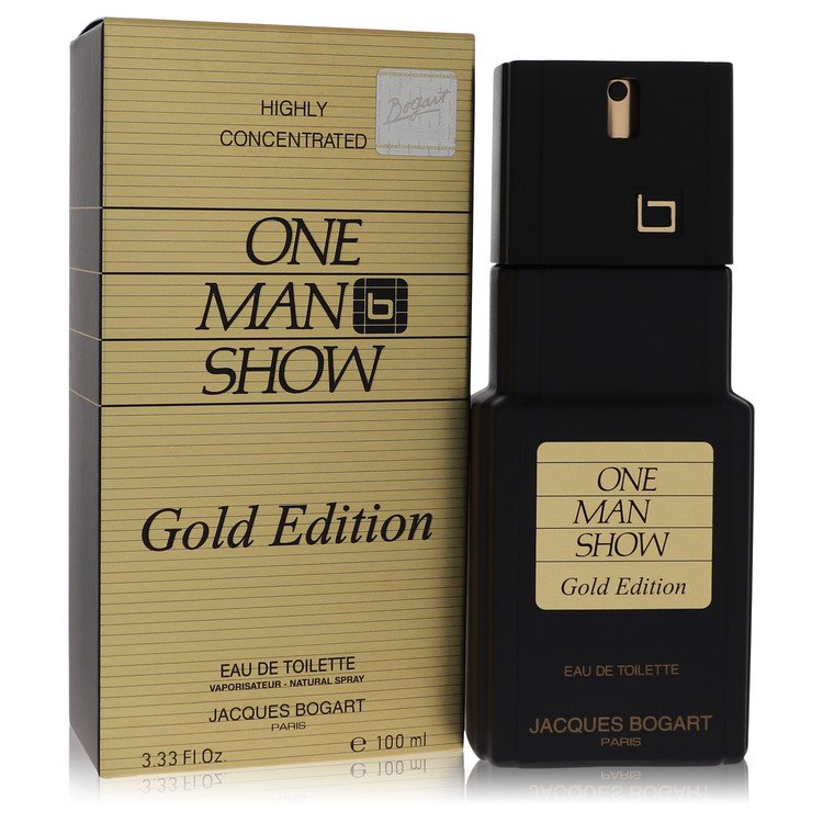 One Man Show Gold by Jacques Bogart Eau De Toilette Spray 3.3 oz