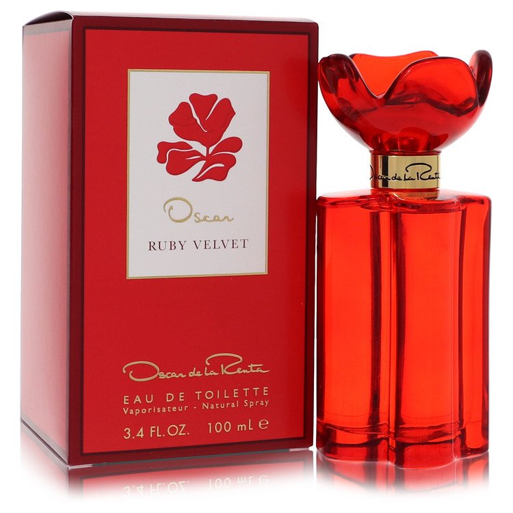 Oscar Ruby Velvet by Oscar De La Renta Eau De Toilette Spray 3.4 oz