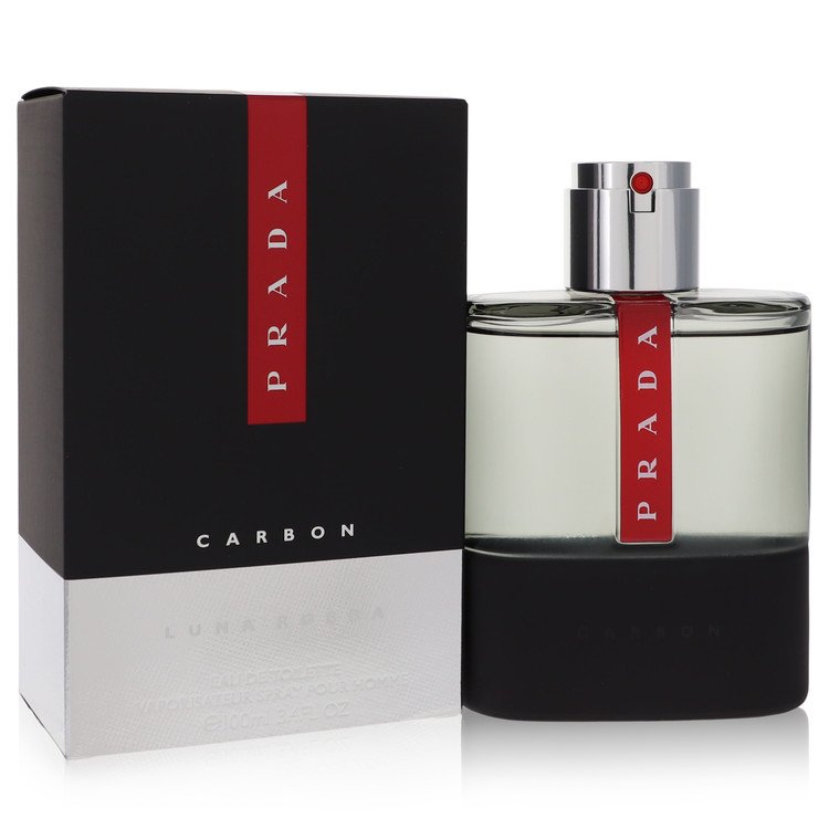 Prada Luna Rossa Carbon by Prada Eau De Toilette Spray 3.4 oz