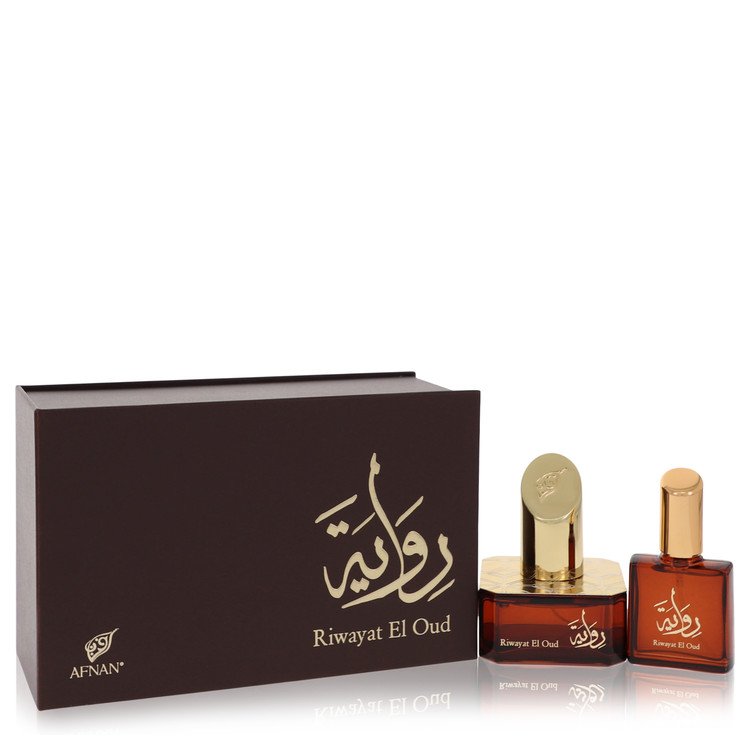 Riwayat El Oud by Afnan Eau De Parfum Spray + Free .67 oz Travel EDP Spray 1.7 oz