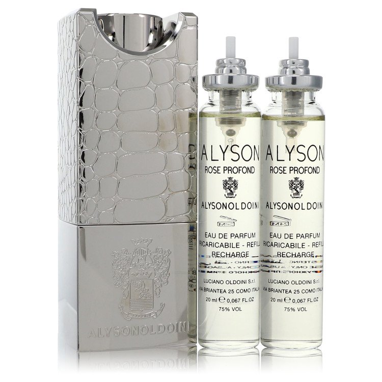 Rose Profond by Alyson Oldoini  Eau De Parfum Refillable Spray Includes 3 x 20 ml Refills and Atomizer 2 oz