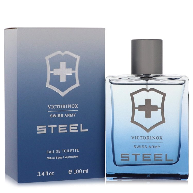 Swiss Army Steel by Swiss Army Eau De Toilette Spray   3.4 oz