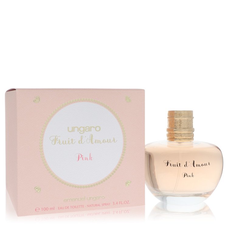 Ungaro Fruit D'amour Pink by Ungaro Eau De Toilette Spray 3.4 oz