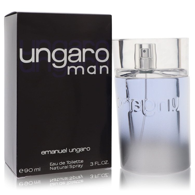 Ungaro Man by Ungaro Eau De Toilette Spray 3 oz