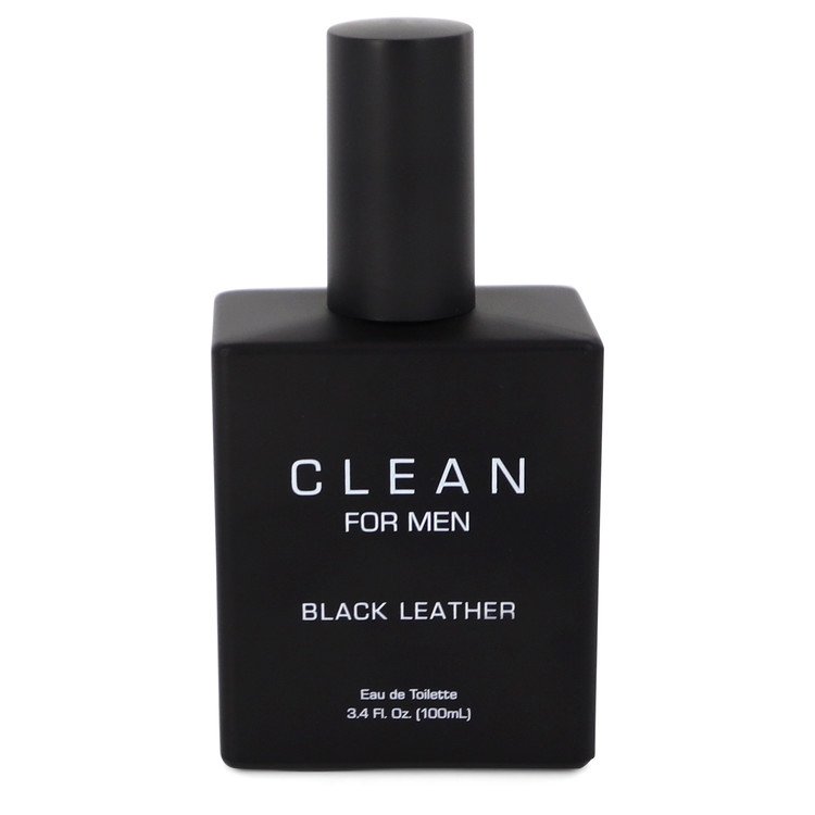 Clean Black Leather by Clean Eau De Toilette Spray (unboxed) 3.4 oz 